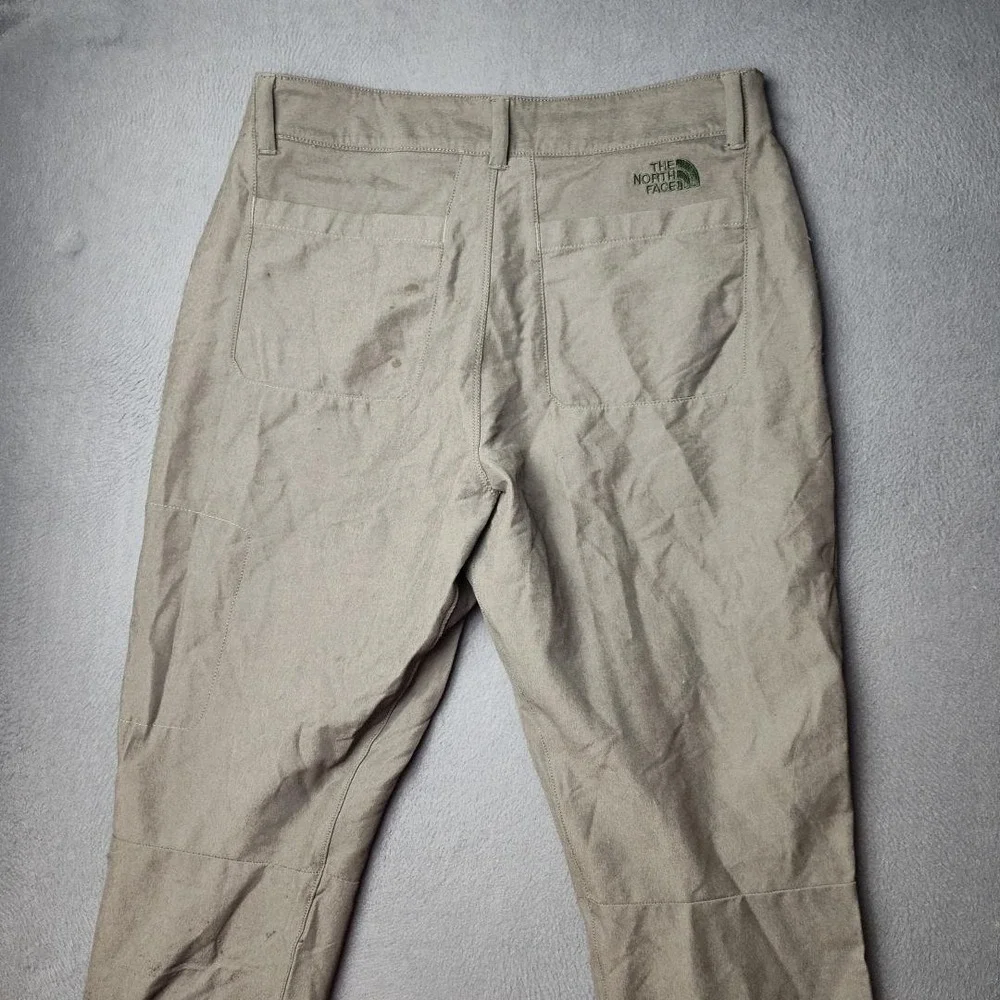 The North Face Pants Mens 30x30 Khaki Climbing Nylon Drawcord Cuffs Tapered - Picture 4 of 16